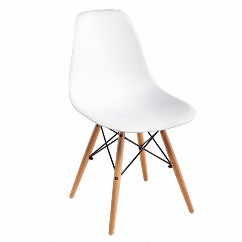 стул деревянный eames pc-015 white в Костроме