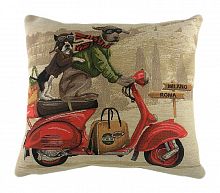 подушка с картинкой scooter dogs red в Костроме