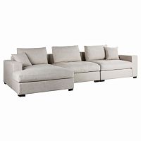 диван cream linen угловой бежевый в Костроме