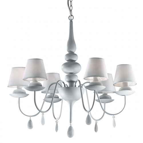 подвесная люстра ideal lux blanche sp6 bianco в Костроме