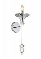 бра crystal lux miracle ap1 chrome в Костроме