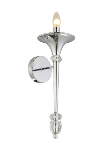бра crystal lux miracle ap1 chrome в Костроме