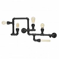 потолочная люстра ideal lux plumber pl5 nero в Костроме