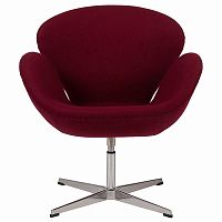 кресло swan chair бордовая в Костроме