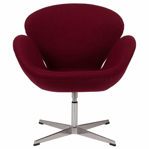 кресло swan chair бордовая в Костроме