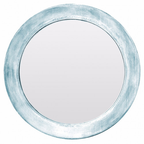 зеркало круглое голубое window blue в Костроме