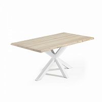 стол arya 220x100 белый, отбеленный дуб cc0014m33 от la forma (ex julia grup) в Костроме