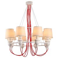подвесная люстра arte lamp sergio a3325lm-8wh в Костроме