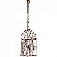 подвесной светильник cage chandelier коричневый в Костроме