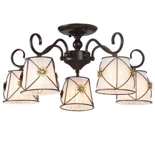потолочная люстра arte lamp 72 a5495pl-5br в Костроме