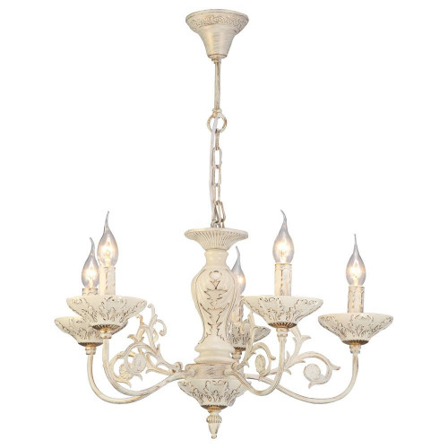 подвесная люстра arte lamp faina a5326lm-5wg в Костроме