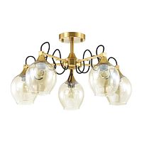 потолочная люстра lumion megan 3777/5c желтая в Костроме