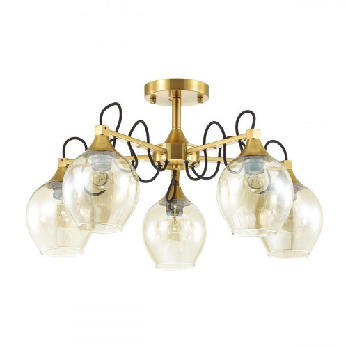 потолочная люстра lumion megan 3777/5c желтая в Костроме