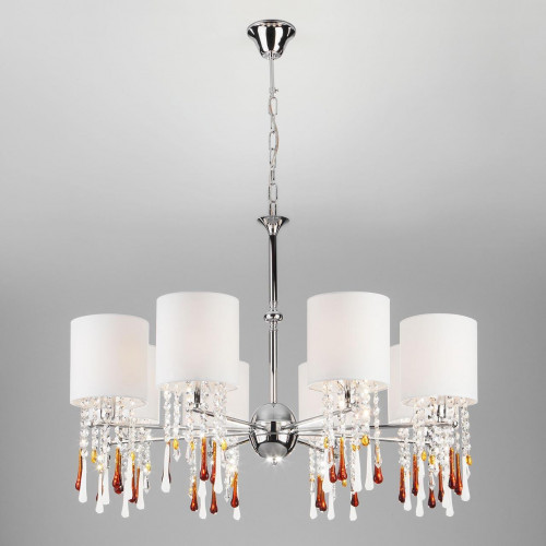 подвесная люстра bogates glamour 300/8 strotskis в Костроме