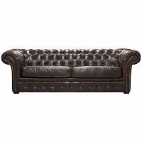 диван gd-pjs06603-pj530 трехместный прямой коричневый в Костроме