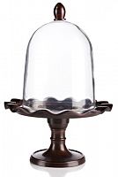 сервировочный поднос с куполом crystal dome dark в Костроме