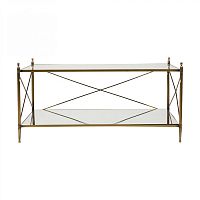стол кофейный cross bar прозрачный в Костроме