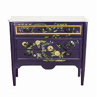 комод с росписью из цветов florentina фиолетовый в Костроме