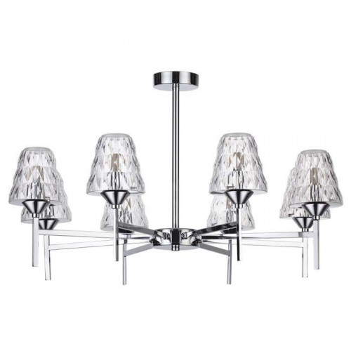 потолочная светодиодная люстра lumion gerana 3598/48cl хром в Костроме