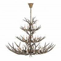 подвесная люстра st luce renna sl154.703.27 коричневая в Костроме