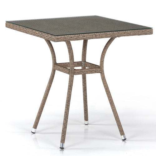 стол из иск. ротанга t282bnt-w56-70x70 light brown в Костроме