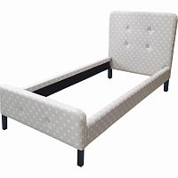 кровать button tufted flannelette 90х200 в Костроме