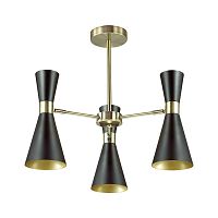 потолочная люстра lumion quinn 3662/3c черная в Костроме