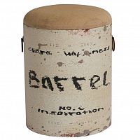 столик-табурет barrel white бежевый в Костроме