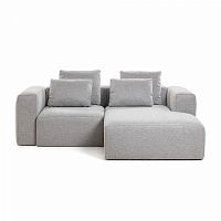 диван blok sofa 2 правый угол светло-серый от la forma (ex julia grup) в Костроме