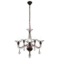 подвесная люстра arte lamp artefact a3225lm-5bk черная в Костроме