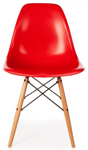 стул классический dsw красный (eames style) в Костроме