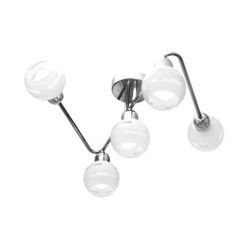 потолочная люстра idlamp agostina 361/5a-whitechrome в Костроме