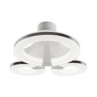 потолочный светодиодный светильник idlamp jenevra 397/3pf-ledwhitechrome в Костроме