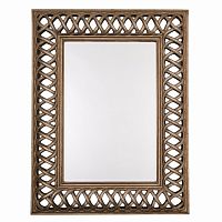 зеркало прямоугольное настенное латунь cross stitch framed в Костроме