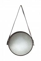 зеркало на ремне круглое металлическое диаметр 38 см iron and rope round в Костроме