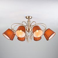 потолочная люстра eurosvet lilly 60074/8 античная бронза в Костроме