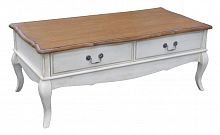 стол журнальный с двумя ящиками mobilier de maison белый в Костроме