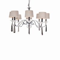люстра nickel and black crystal 8 плафонов хром в Костроме