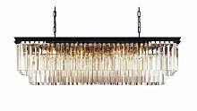 люстра odeon l120 black&glass серая, прозрачная в Костроме
