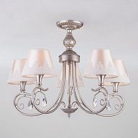 потолочная люстра eurosvet incanto 60069/5 серебро в Костроме