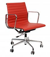 кресло eames style красная кожа в Костроме