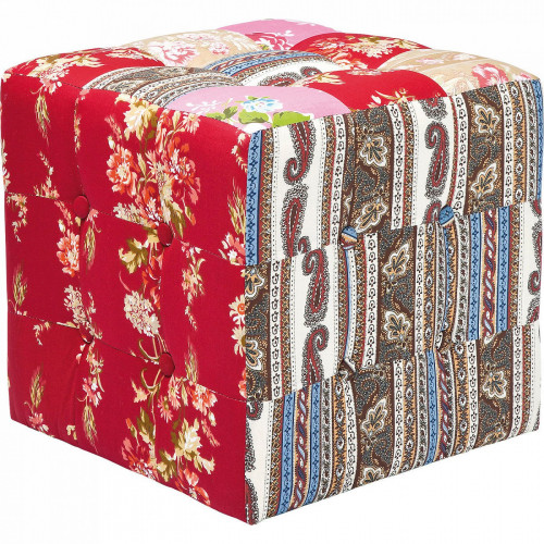 пуф patchwork красный в Костроме