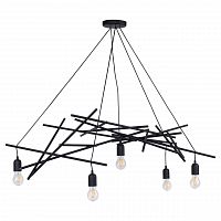дизайнерская подвесная люстра spot light glenn 9222504 черная в Костроме