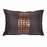декоративная подушка handwork exclusive прямоугольная коричневая в Костроме