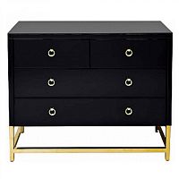 комод classic black черный, золото в Костроме