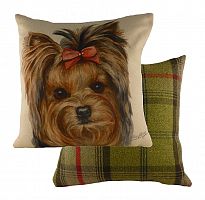 подушка с принтом waggydogs yorkie в Костроме