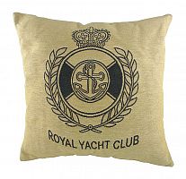 подушка с гербом королевского royal yacht club в Костроме