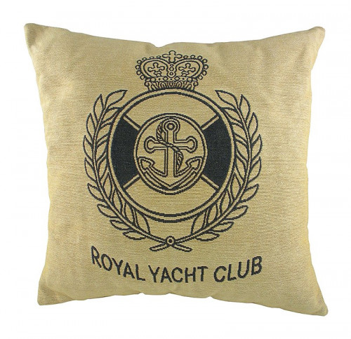 подушка с гербом королевского royal yacht club в Костроме
