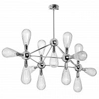 дизайнерская подвесная люстра spot light silvio 8301328 хром в Костроме