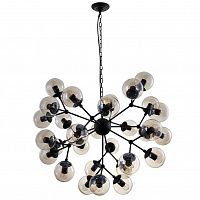 подвесная люстра crystal lux medea sp30 коричневая в Костроме